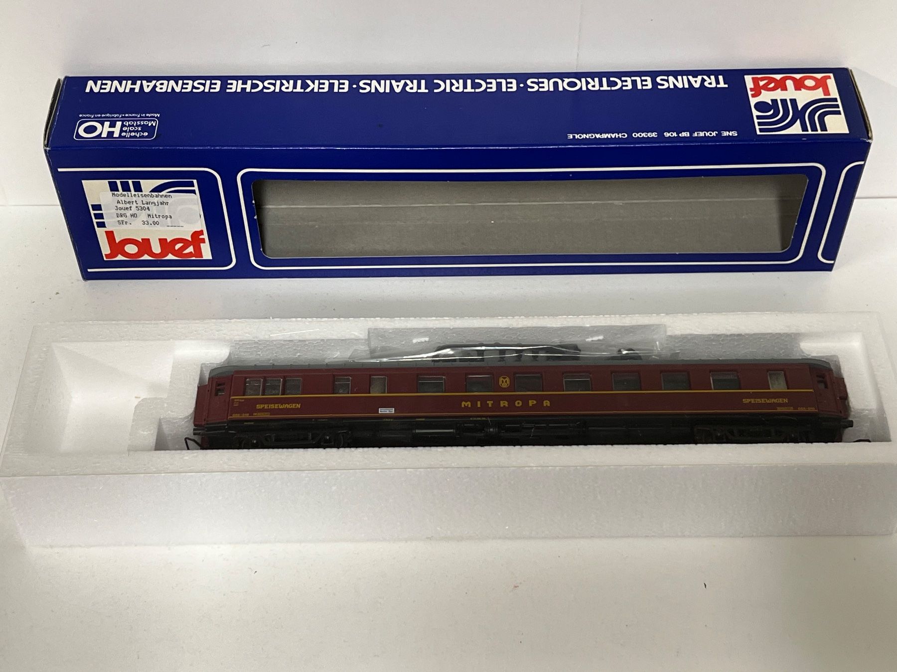 Jouef Trains électriques: Jouef 5304 MITROPA - Speisewagen H0 DC – D'occasion à Neuenhof par ludovicco 8