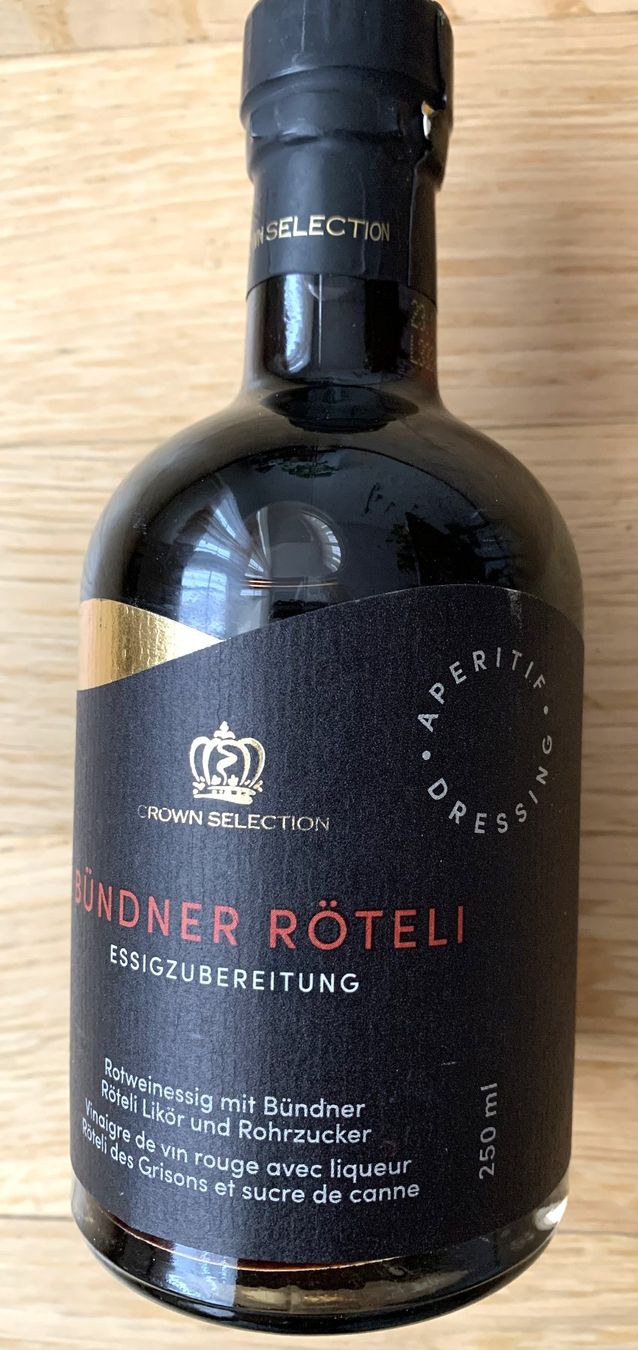 Vino: BÜNDNER RÖTELI ESSIGZUBEREITUNG - APERITIV-DRESSING – Nuovo (secondo la descrizione) da Birsfelden venduto da Emporio82 1