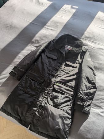 Original Blauer USA Parka, Schwarz, Top Zustand!