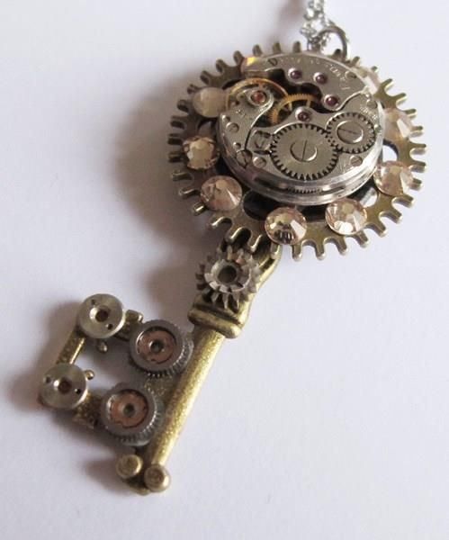 Altri gioielli: Unikat Steampunk Anhänger mit Kette – Nuovo (secondo la descrizione) da Schwanden GL venduto da UHRKNALL 1