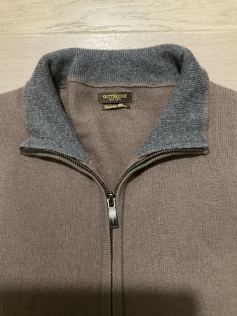 Gutteridge Cashmere Blend Zipper Sweater 3XL