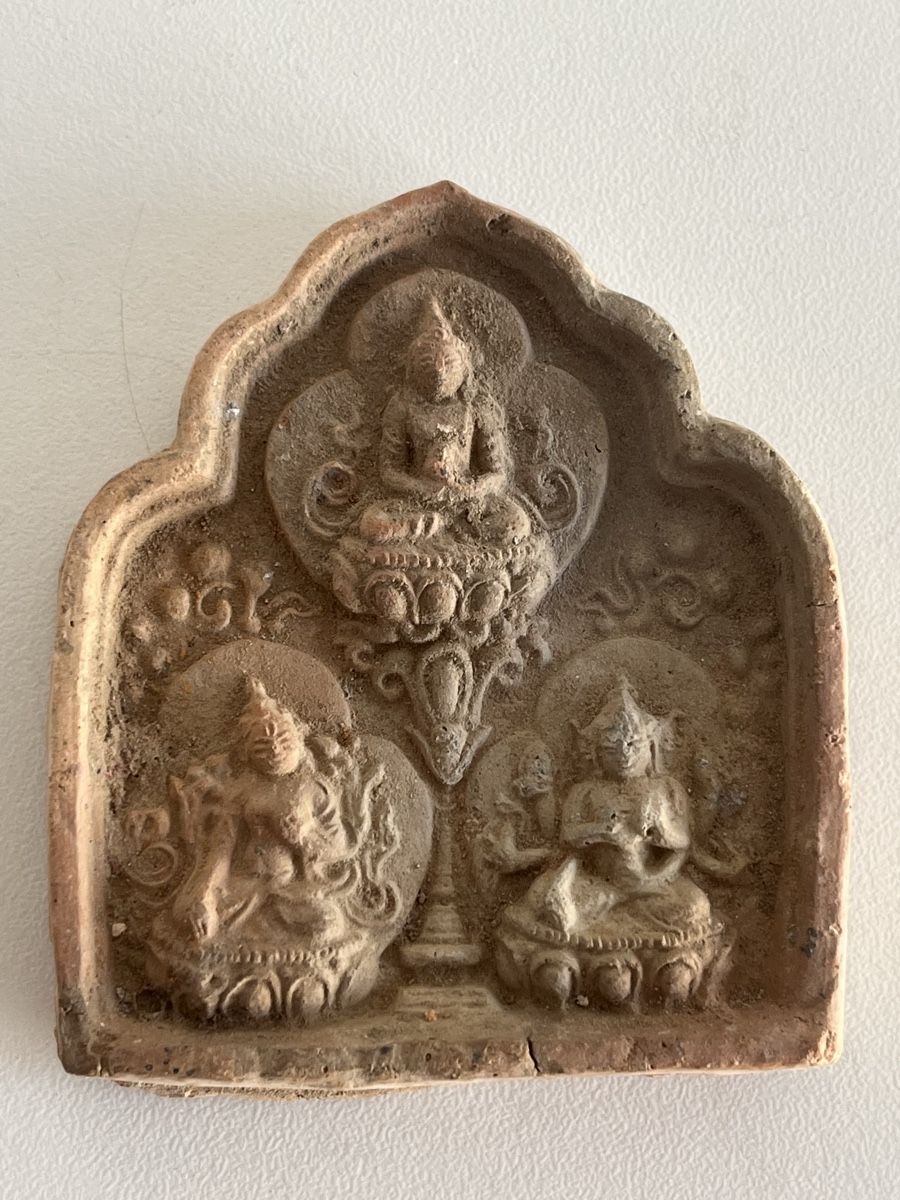 Sculture & Statue: alte tibetische Buddha Plakette  – Usato da Wetzikon ZH venduto da seli03 5