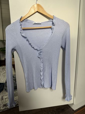 Mango Cardigan Blau Grösse S