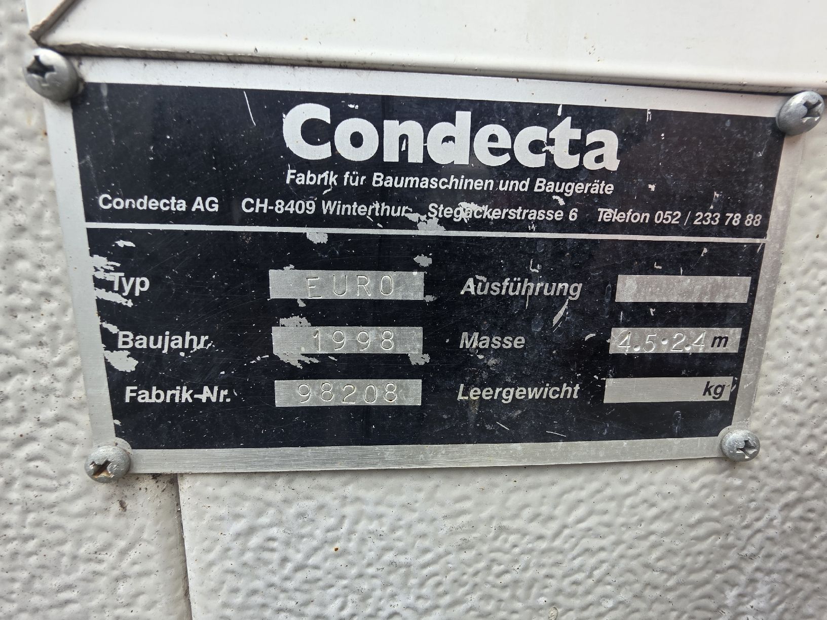 Rubag Contenitori edile: Condecta Bürocontainer Guter Zustand! – Usato da Murzelen venduto da gutknecht81 4