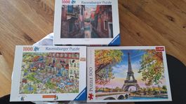 3 Puzzles super Preis