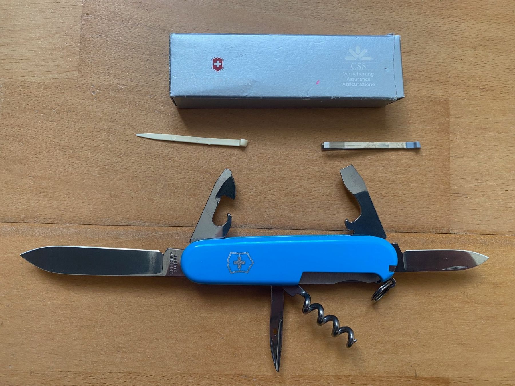 Victorinox Coltelli tascabile: Victorinox Taschenmesser "CSS-Versicherung" – Nuovo e nell'imballaggio originale da Safenwil venduto da Thoren196168 1
