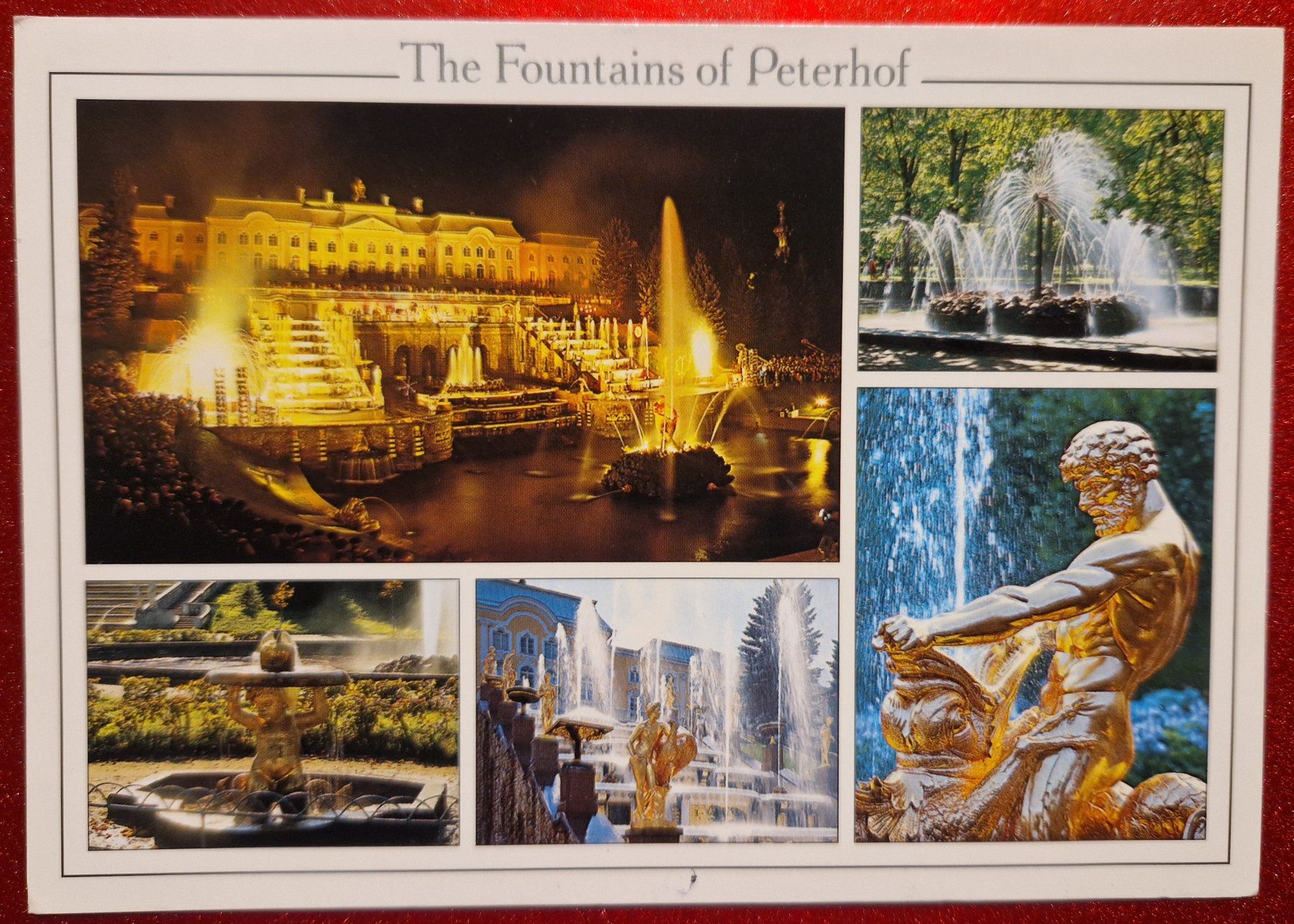 Ansichtskarten: Die Fontänen von Peterhof Russland – Gebraucht aus Melchnau von Arthurius