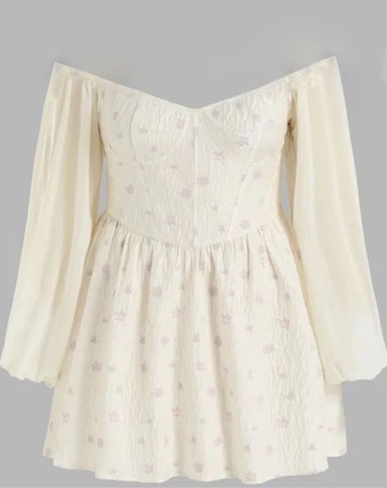 Vestiti: Sommerliches Off-Shoulder Kleid mit Blumenmuster, Gr. M – Usato da Neerach venduto da irasan