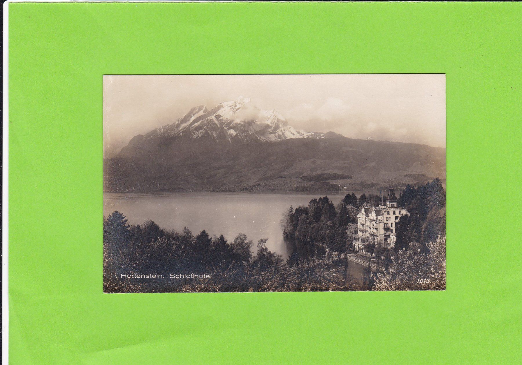 Cartoline postali: Hertenstein-Schlosshotel – Usato da St. Peterzell venduto da neckertal