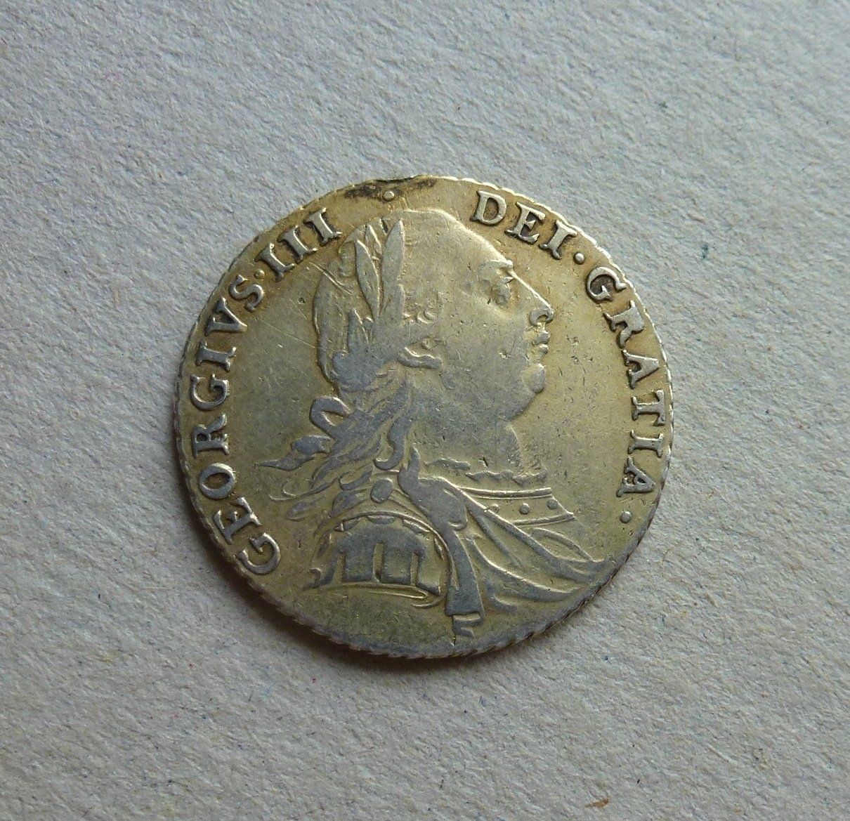 Tutti le monete: England ++ 1 Shilling 1787, gute Erhaltung – Usato da Walkringen venduto da Casablanca777