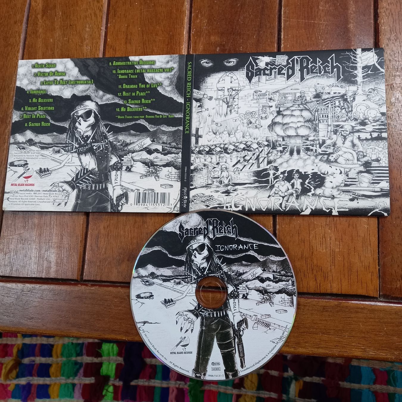 CDs: sacred reich - ignorance (digi) – D'occasion à St-Cergue par VeganWarrior