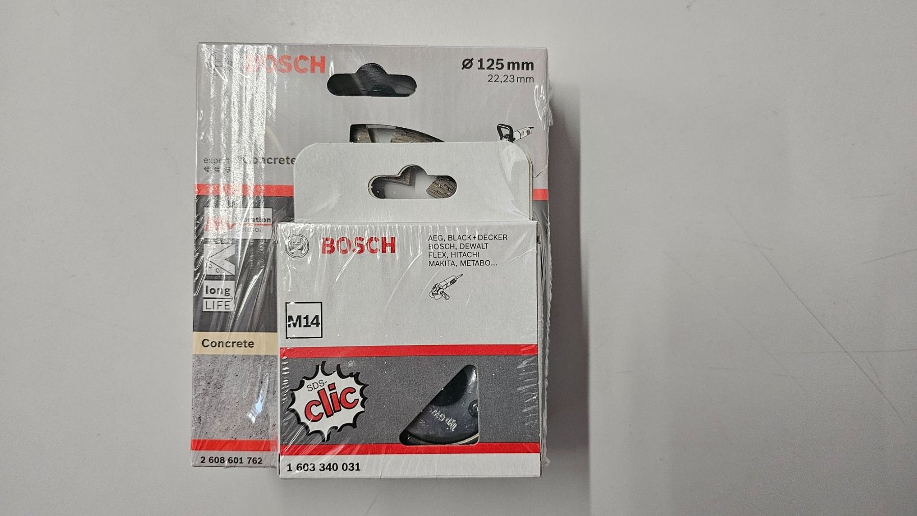 Bosch Tutti gli attrezzi: Bosch Expert for Concrete Diamanttopfscheibe Set – Nuovo e nell'imballaggio originale da Koppigen venduto da Bracher_Mail-House 1