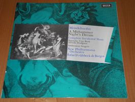 DECCA SXL 6404 – MENELSSOHN: MIDSUMMER - FRÜHBECK DE BURGOS