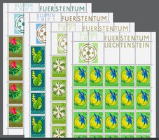 🇱🇮1971 SÉRIE 1er jour «FLEURS DU LIECHTENSTEIN«(LBK 95.00)