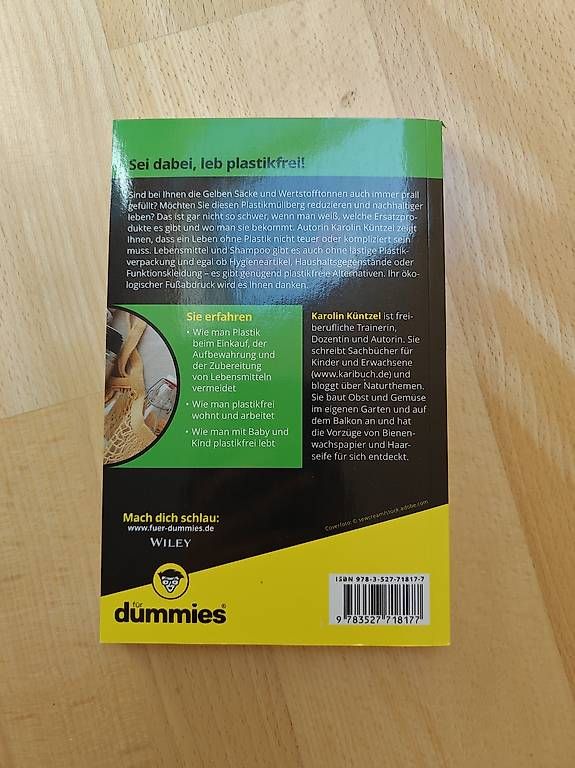 Libri: Buch "Plastikfrei leben für Dummies" – Usato da Kloten venduto da chr_rmr 1