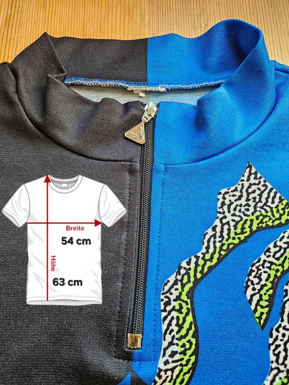 Leibchen & Hosen: Radtrikot Blacky vintage Grösse XL Velo Fahrrad Trikot – Gebraucht aus Hägglingen von United-Village-Trade 4