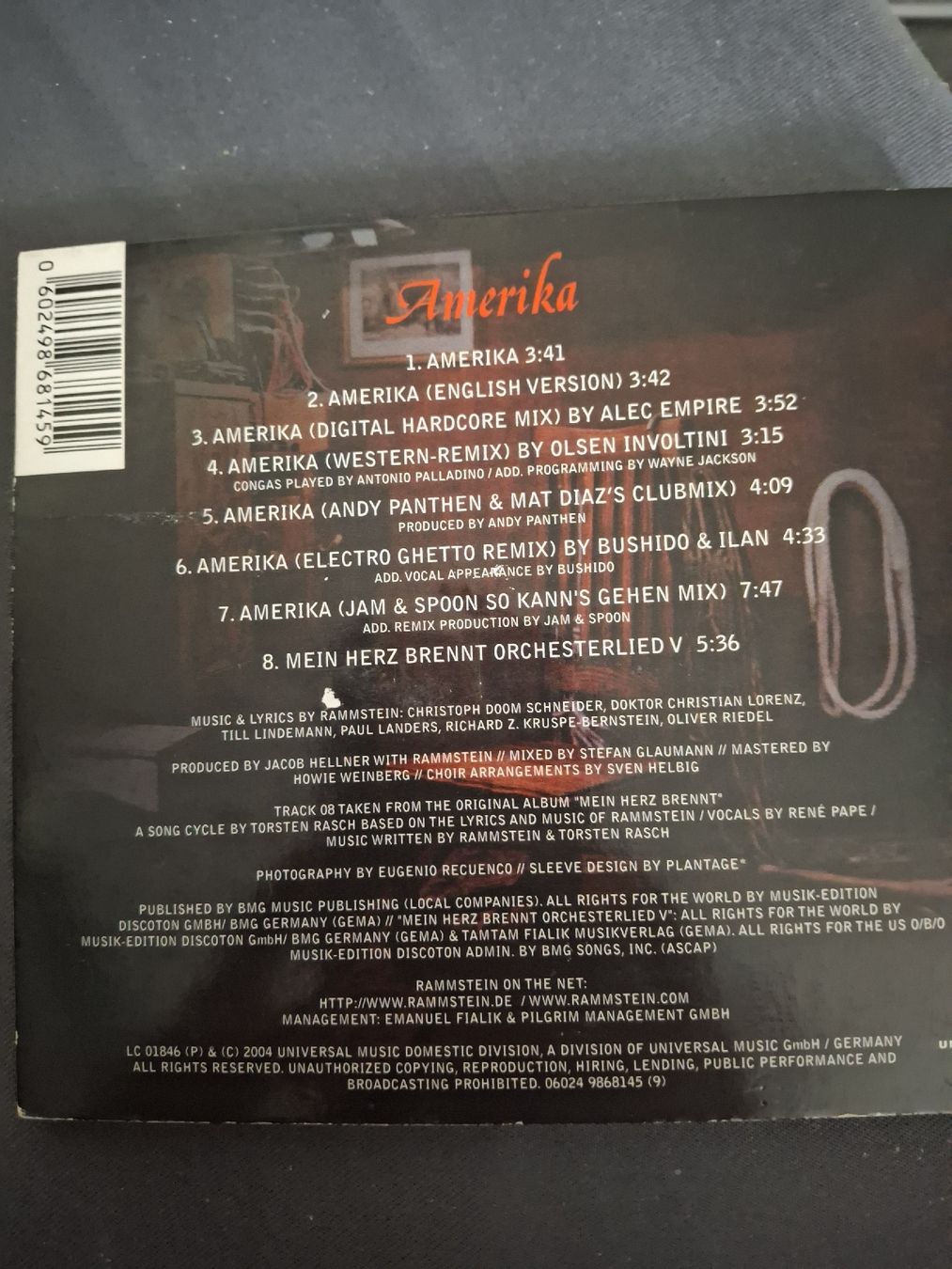 CDs: 3× RAMMSTEIN SINGLES – Gebraucht aus Alpnach Dorf von dek_s78g 5