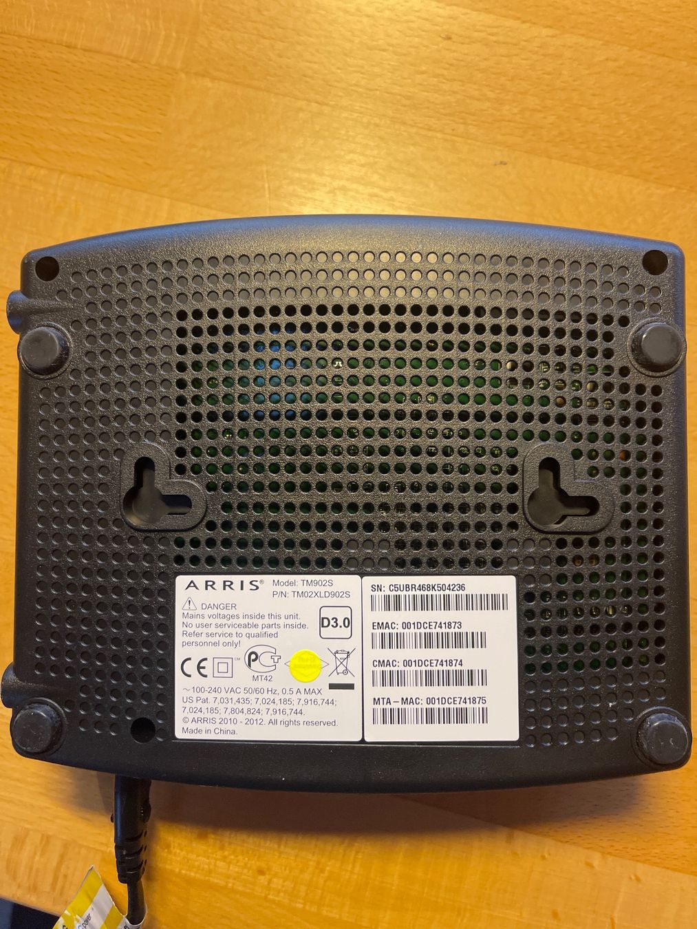 Arris Modems & Router: ARRIS TM902S, – Gebraucht aus Matzingen von carola71 1