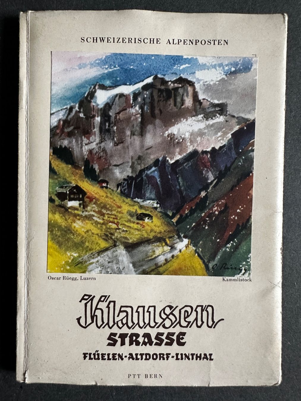 Cartine & Atlanti: Schweizerische Alpenposten: Klausenstrasse – Usato da Zürich venduto da allp