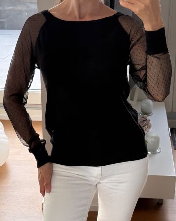 Pullover Patrizia Pepe schwarz Grösse 34
