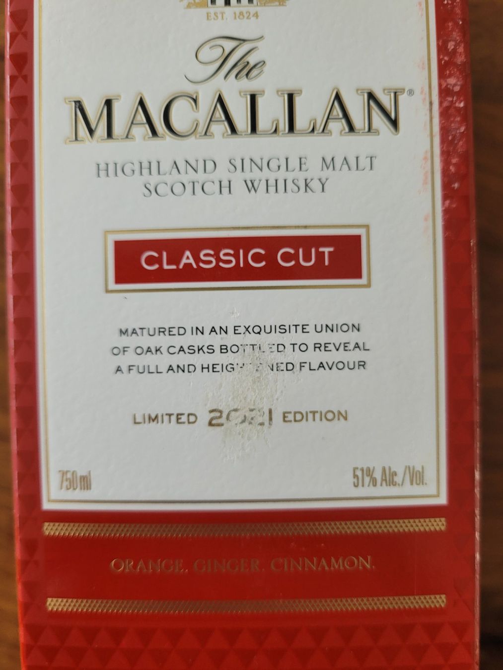 Macallan Bevande alcoliche: Macallan Classic Cut 2021, 0.75 Liter US Version 51% – Nuovo e nell'imballaggio originale da Buchrain venduto da bueri-hockey 1