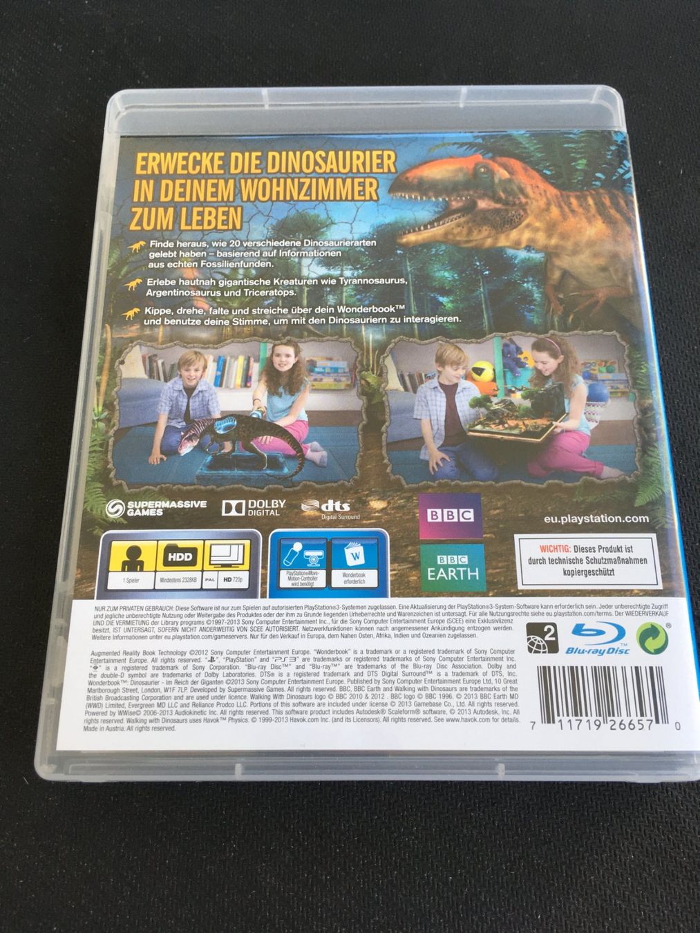 Sony Giochi: Wonderbook: Dinosaurier - PS3 / Playstation 3 – Usato da St.Gallen venduto da sjosjo 1