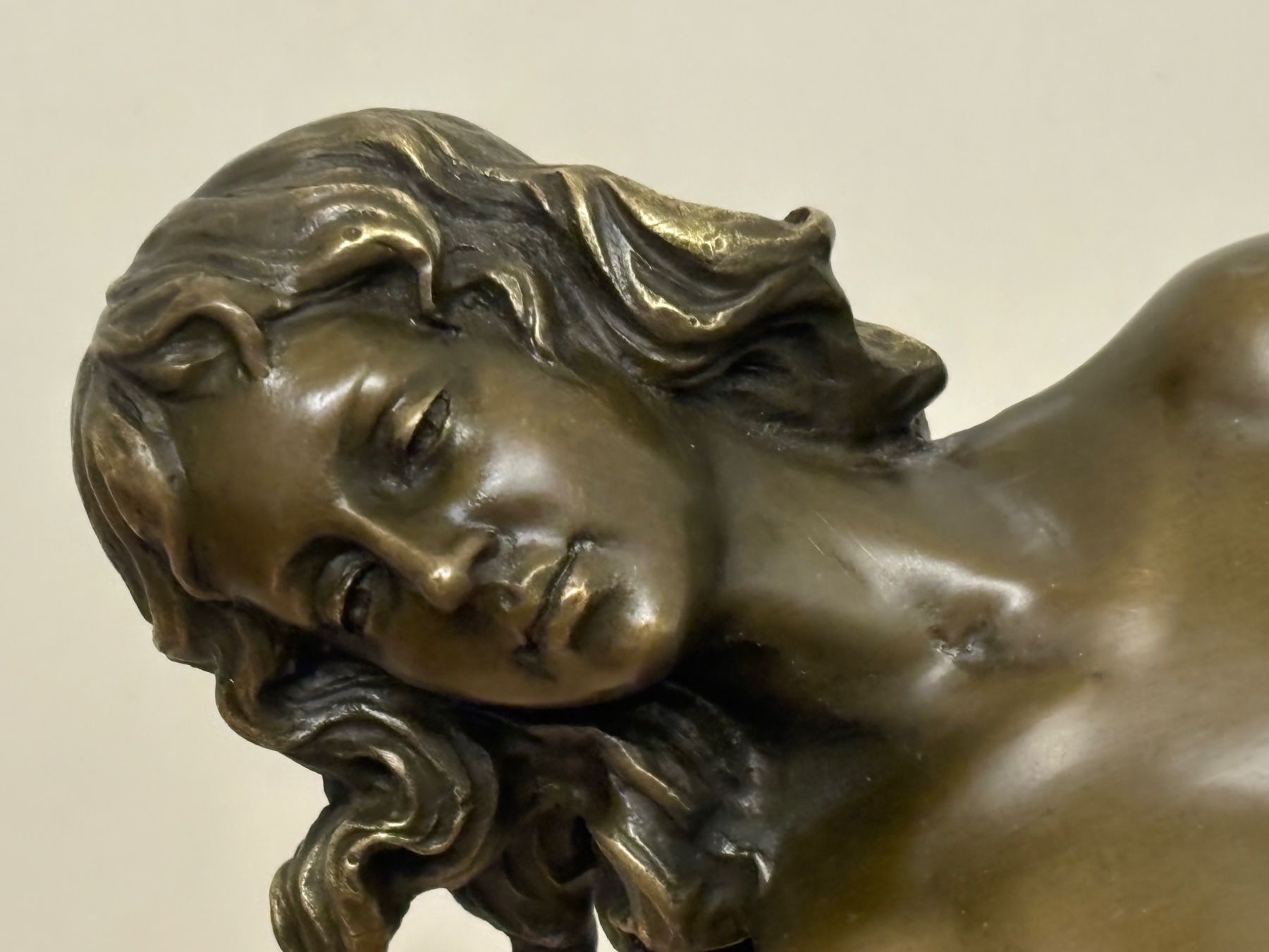 Figuren: Bronzefigur einer Tänzerin auf Marmorsockel, Top! – Gebraucht aus Frick von Rukki 6