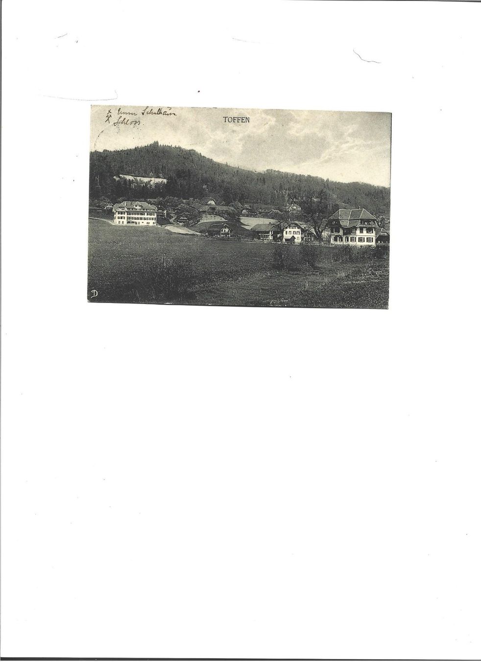 Ansichtskarten: TOFFEN /  BE – Gebraucht aus Allschwil von Salus17