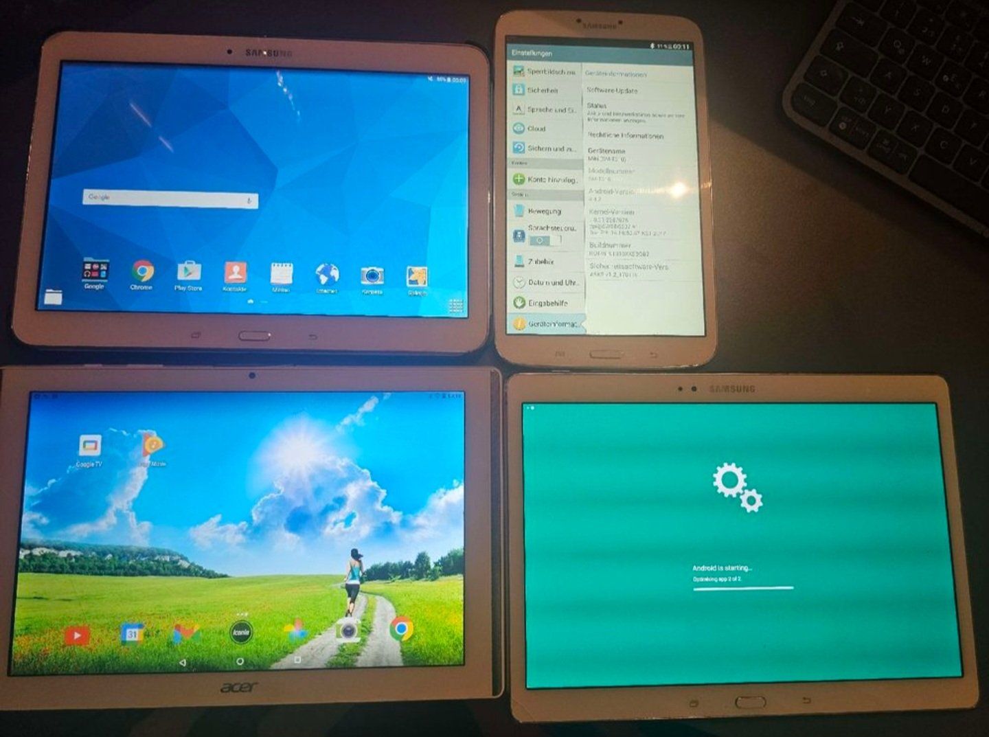 Samsung Tablet PC: Title: Tablet Bundle – 9 Mixed Tablets (Samsung / Acer /... – Usato da Stansstad venduto da alp_7hfk 1