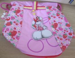 Diddl Freizeit und - oder Bade Tasche rosa 40H x25B x 20T cm