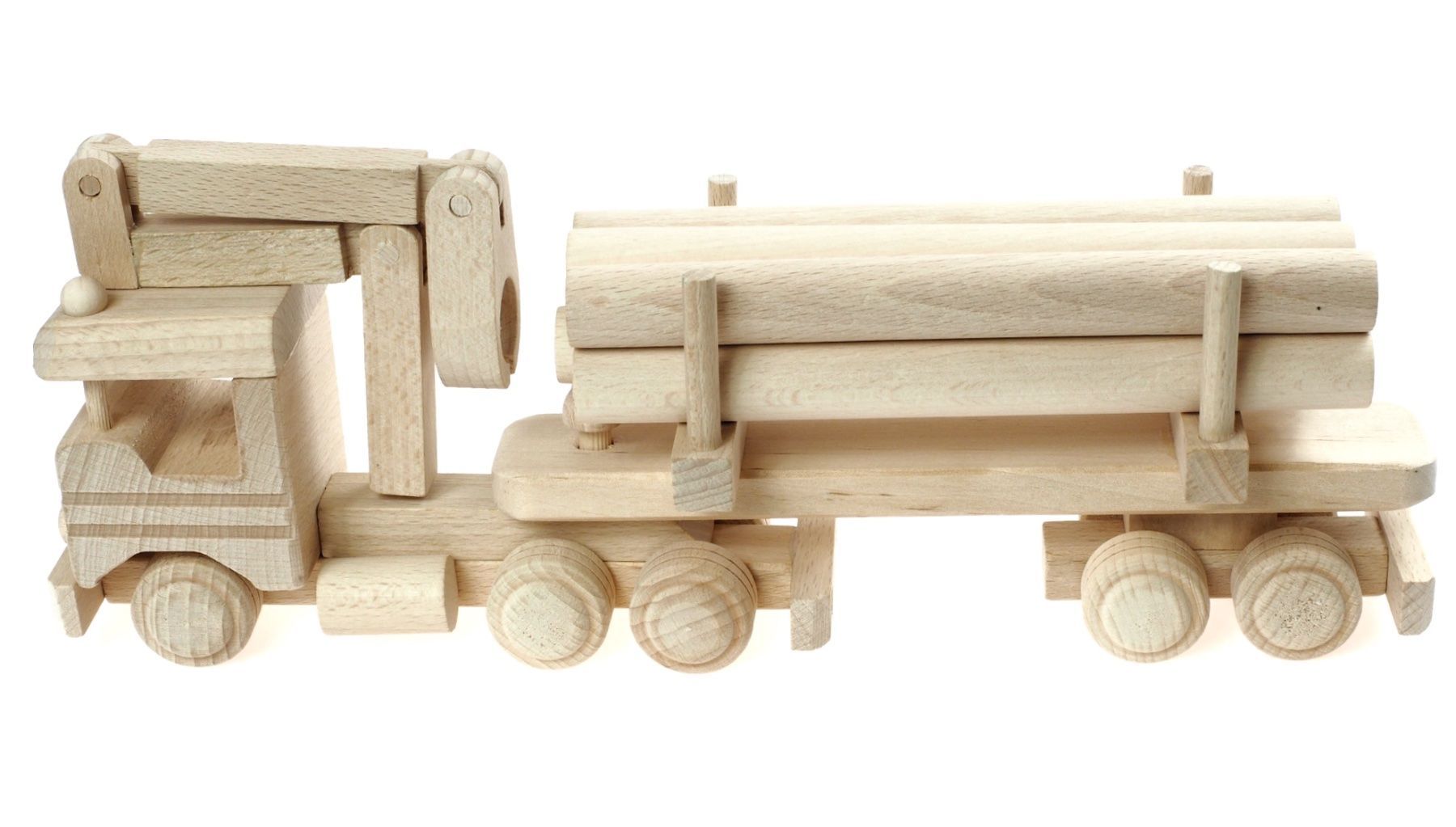 Spielzeuge: Holztransporter Mit HDS – Neu (gemäss Beschreibung) aus Buchs Zh von bar_7kk7 1