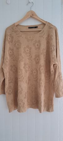 Pullover Gudrun Sjöden Gr. L-XL, 100 % Leinen