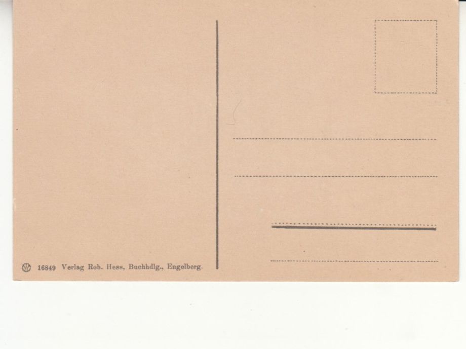 Cartoline postali: Engelberg ca. 1920 – Usato da Bürglen TG venduto da StampGraf 1