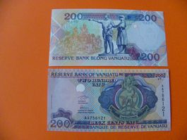 Vanuatu Banknote 200 Vatu 1995, P-8a, Unc