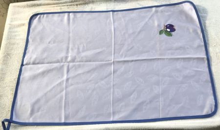 GLÄSERTUCH HALBLEINEN NEU CA.68X47CM