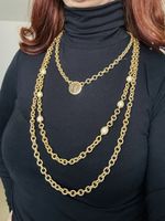 Vintage massive💛Vogue Bijoux Halskette