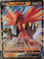 Pokémon – Galarian Zapdos V 🇺🇸 - CRE-080 - Chilling Reign