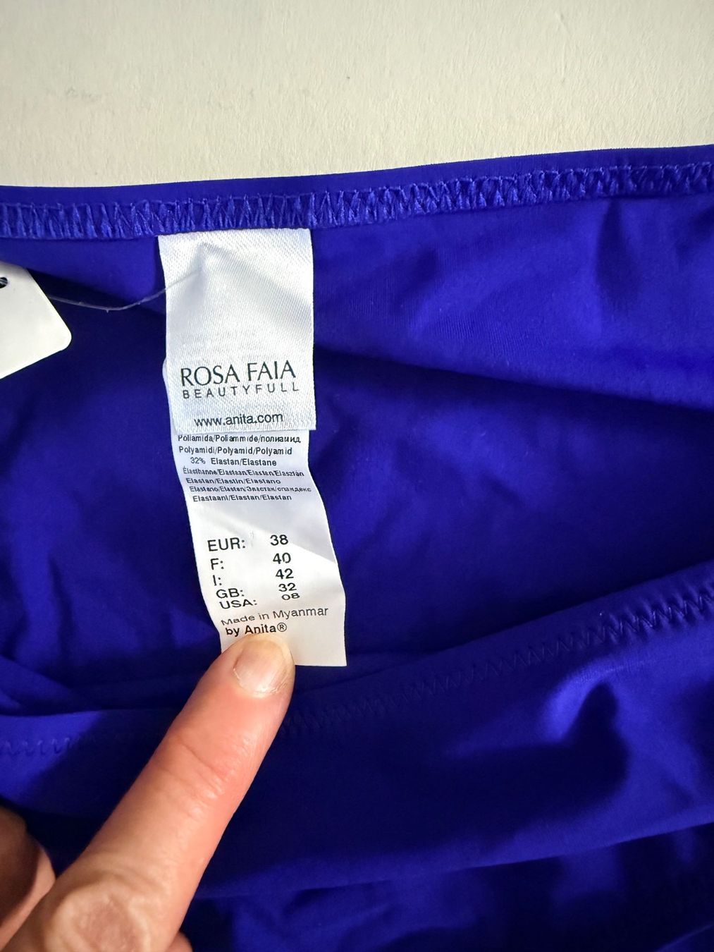 Badekleider & Bikinis: ROSA FAIA, Bikini, Grösse 38E/38, Farbe Blau – Neu und originalverpackt aus Rudolfstetten von gst_g7xl 7