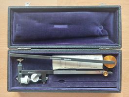 Antiker Planimeter Coradi Zürich mit original Etui Top!