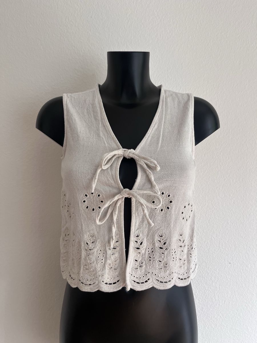Gilets & Westen: Damen Weste beige Grösse S neu – Neu (gemäss Beschreibung) aus Baden von Didi_sunshine