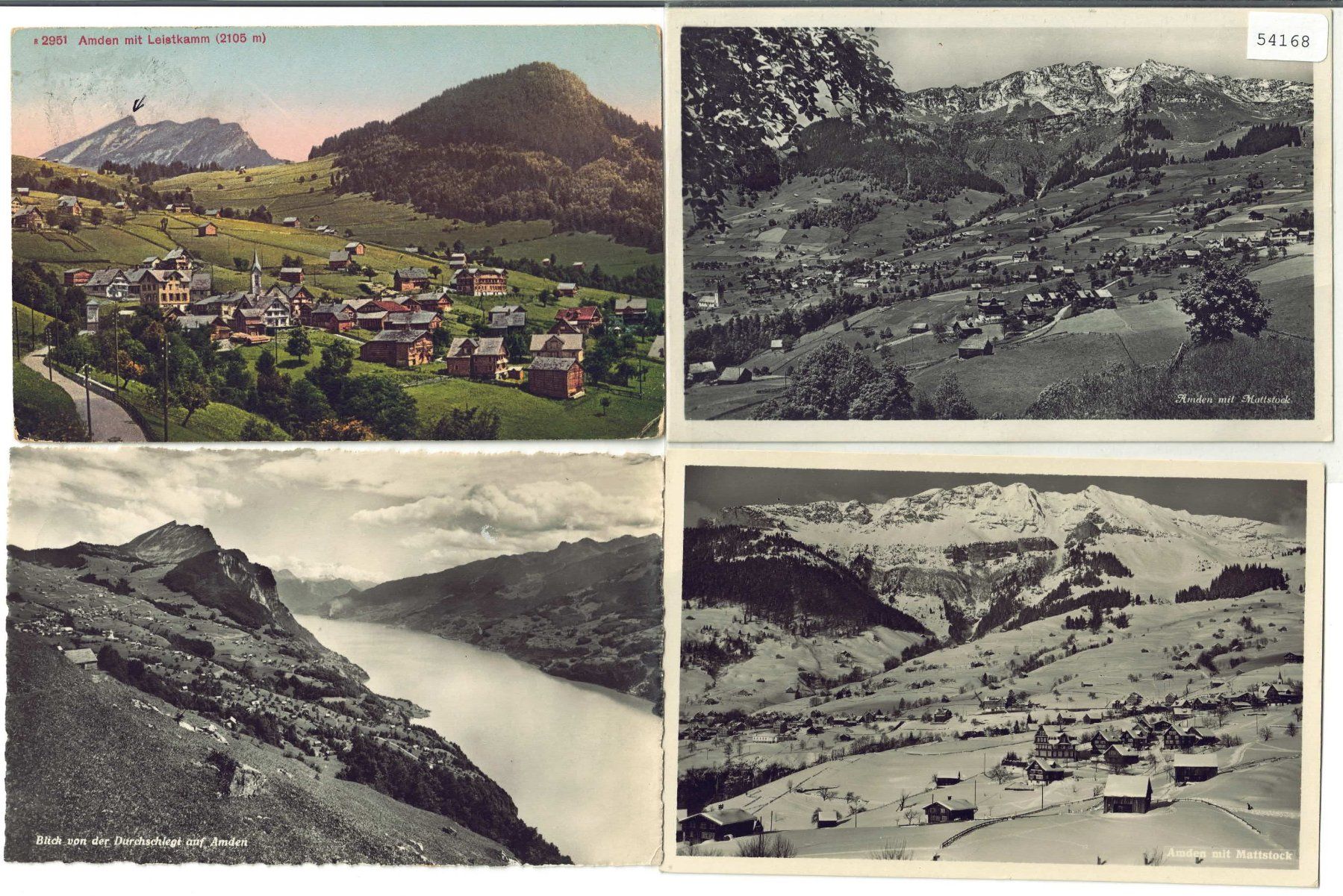 Cartes postales: 4 AK - Amden – D'occasion à Ettingen par Kartenplanet