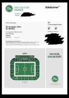 3 Tickets FCSG – SL Benfica im C1 nebeneinander