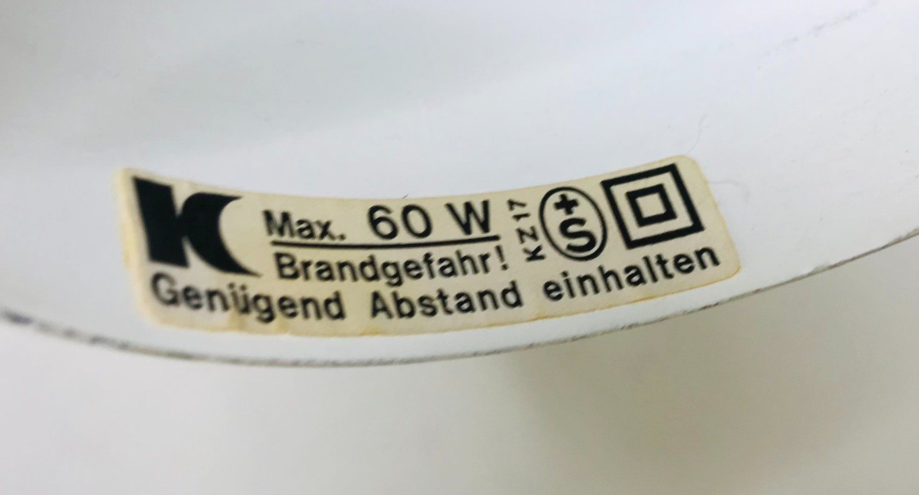 Lampade: Bürotischlampe weiss 60-70er – Usato da Zürich venduto da gigimai67 8