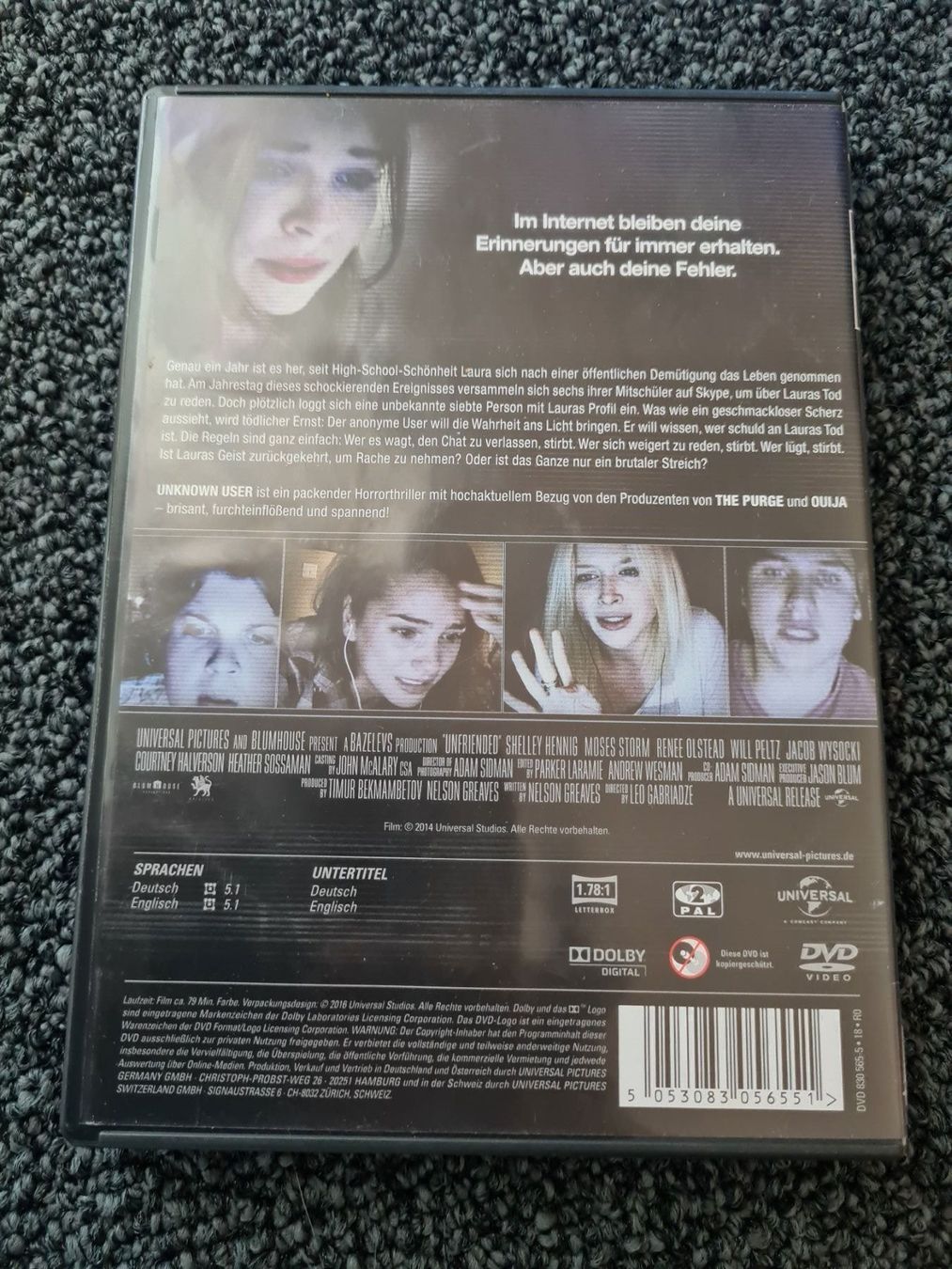 Tutti i DVDs: UNKNOWN USER(9860) – Usato da Ruswil venduto da jan_bxl5 1