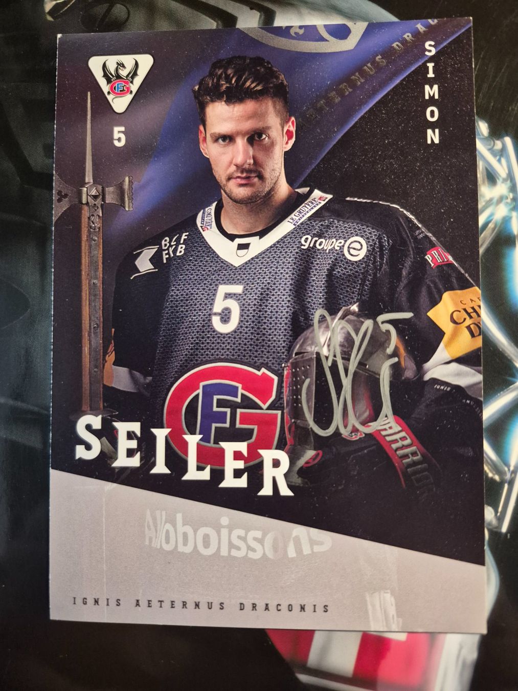 Autogramme: Simon Seiler HC Fribourg Gotteron – Gebraucht aus Treiten von Sauber73