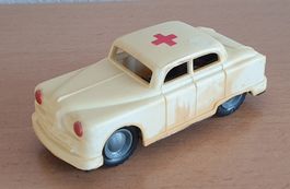 Ambulance Plastik/Blech E. Flim Lemez, Ungarn 60er Jahre