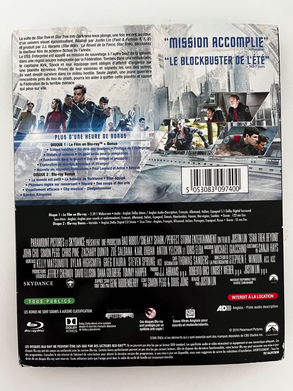 Tutti i DVDs: Blu-ray Star Trek Sans Limites – Usato da Veyrier venduto da Deniro2 1
