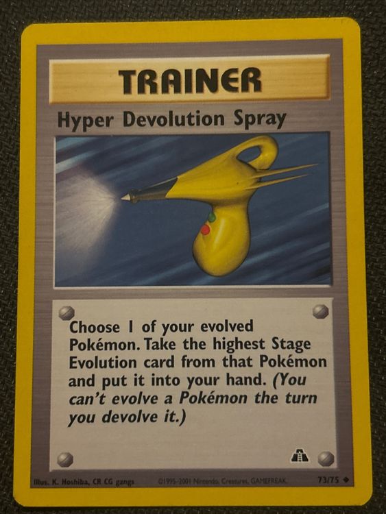 Pokemon card old Neo Discovery 2001, Trainer Hyper 73/75 (Gebraucht) in ...