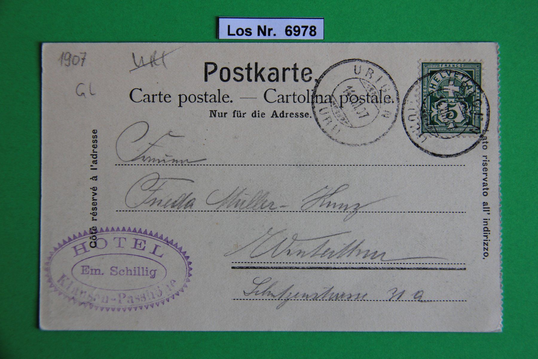 Cartoline postali: CH Ansichtskarte Märchenstöckli um 1905             Los 6978 – Usato da Volken venduto da jukon65 1