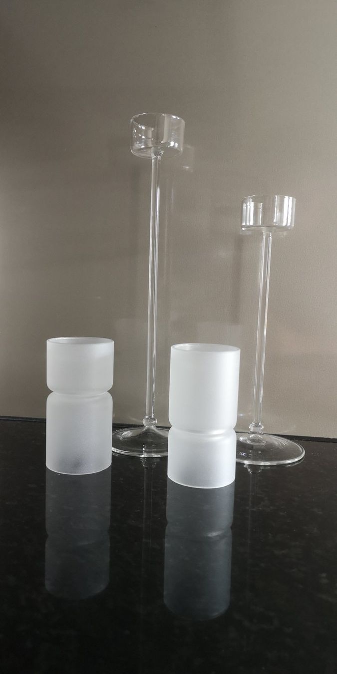 Gläser: Windlichter (Glasbläserei Burri) – Gebraucht aus Eschenz von bluevirago